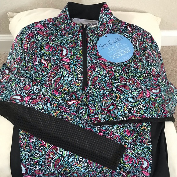 SanSoleil UV 50 Sun Protection High Performance Cooling Shirt - Picture 2 of 11